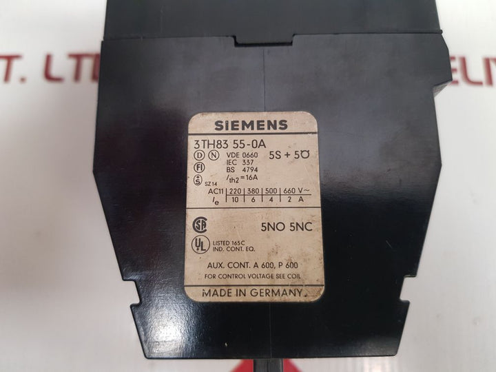 Siemens 3Th83 55-0A Contactor Coil
