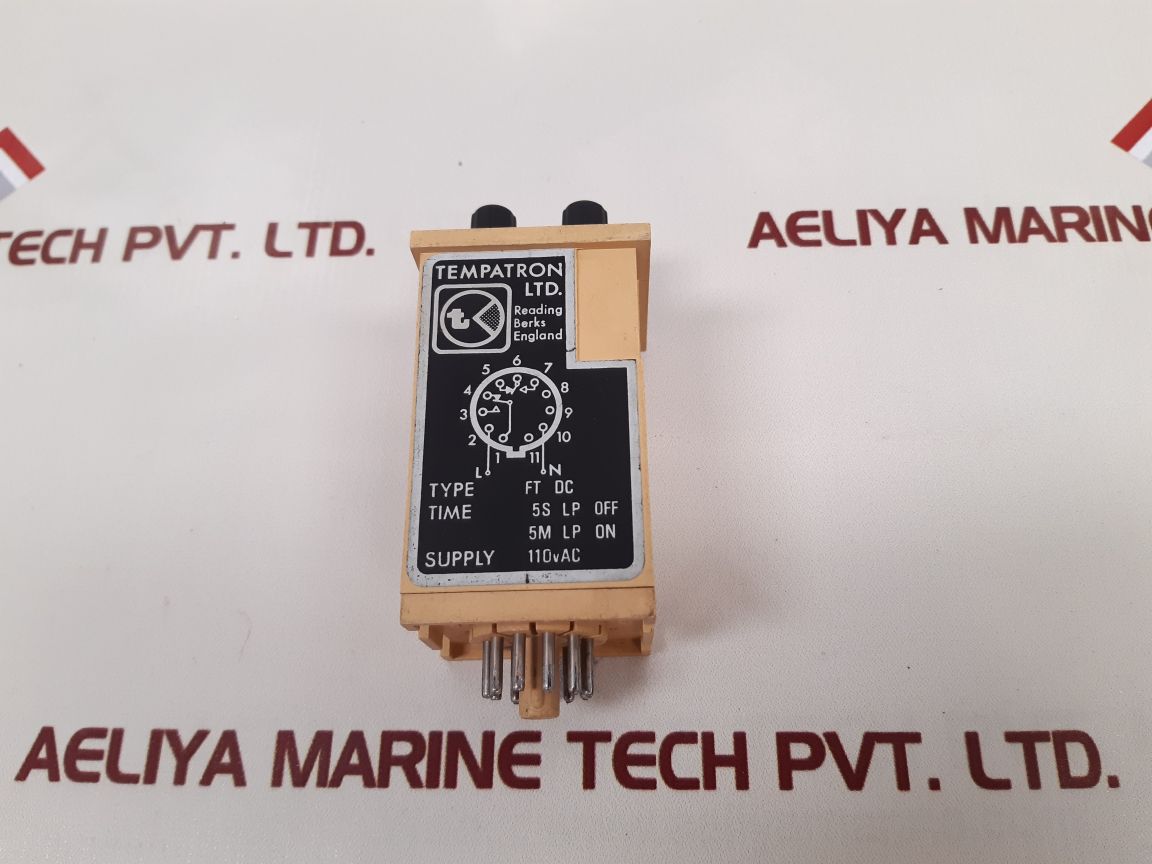 Tempatron Ft Dc Timer Relay Used
