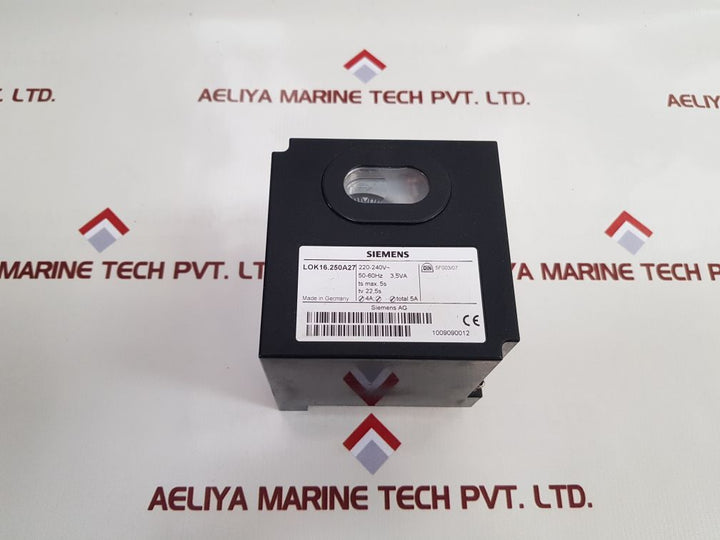 Siemens Lok16.250A27 Oli Burner Controller Used One
