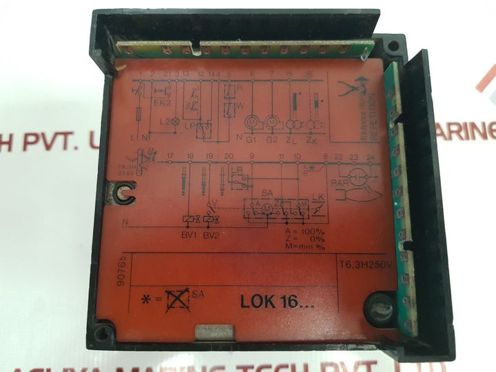 Siemens Lok16.250A27 Oli Burner Controller Used One
