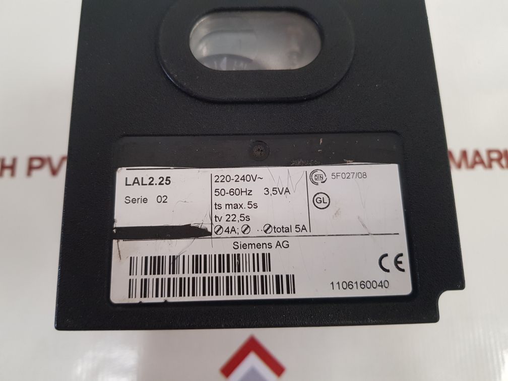 Siemens Lal2.25 Burner Controller 220-240V~ Used
