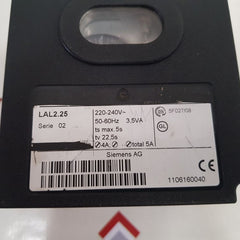 Siemens Lal2.25 Burner Controller 220-240V~ Used
