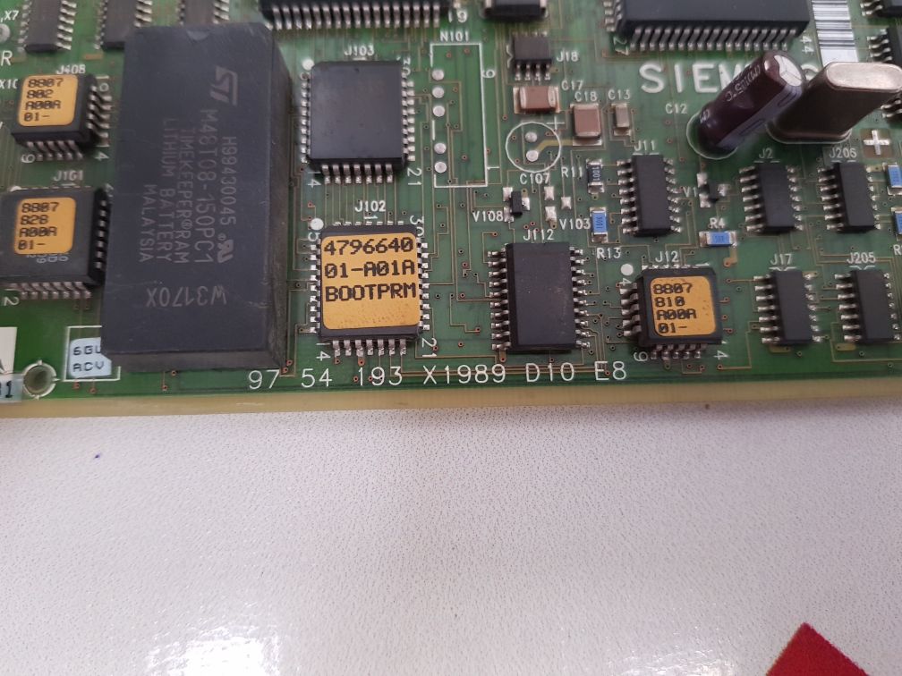 Siemens 97 54 193 X1989 D10 E8 Pcb Card Used
