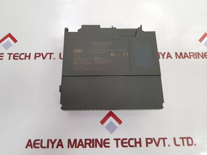 Siemens Simatic S7 6Es7 331-7Kf02-0Ab0 Input Module E-stand: 3
