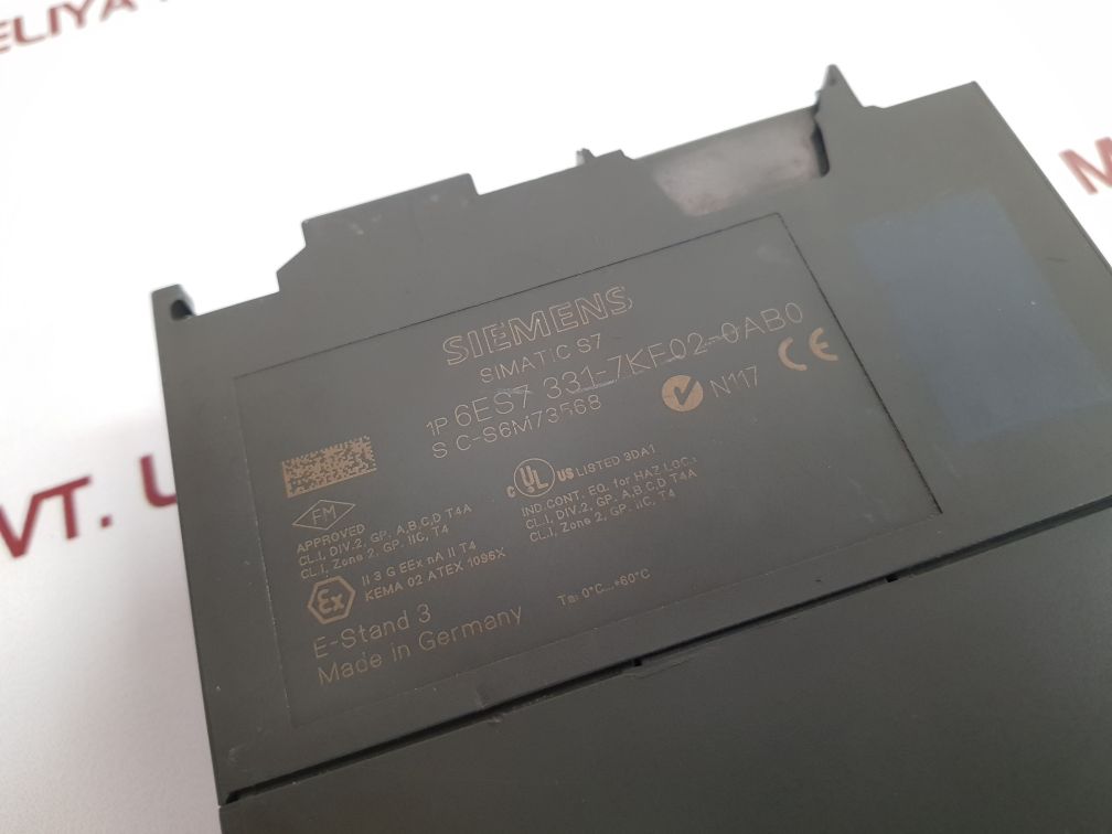 Siemens Simatic S7 6Es7 331-7Kf02-0Ab0 Input Module E-stand: 3
