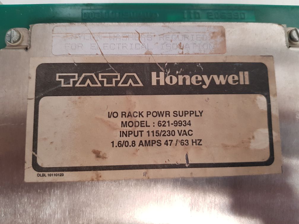 Honeywell 621-9934 I/O Rack Powr Supply D030009040D
