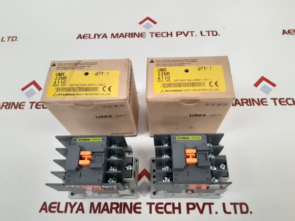 Hyundai Umx22 Contactor Relay 100V 50Hz 100V~ 110V 60Hz
