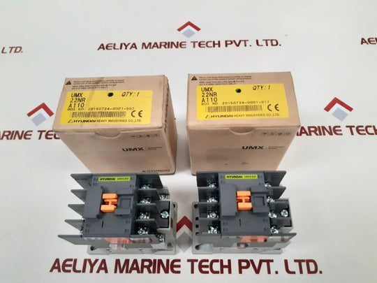 Hyundai Umx22 Contactor Relay 100V 50Hz 100V~ 110V 60Hz
