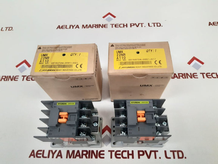 Hyundai Umx22 Contactor Relay 100V 50Hz 100V~ 110V 60Hz
