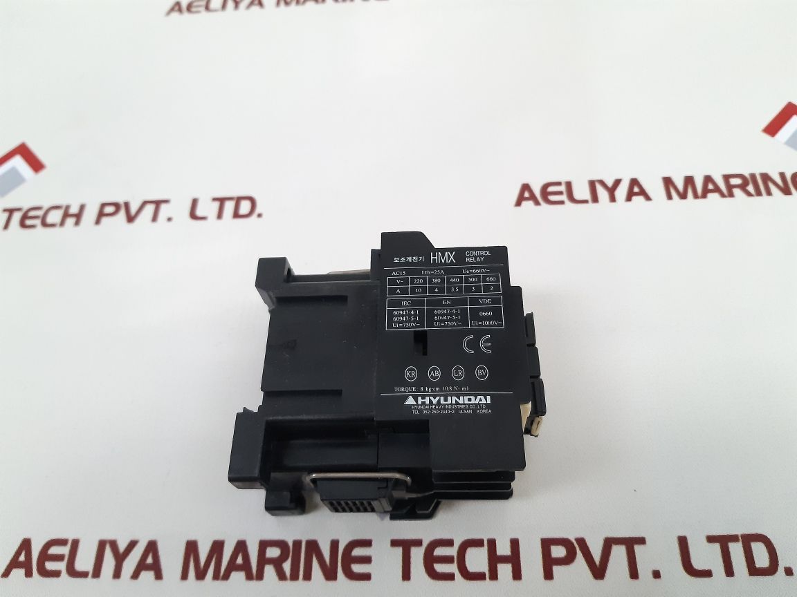 Hyundai Hmx 22 Control Relay Used
