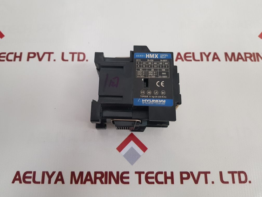Hyundai Hmx Control Relay Used
