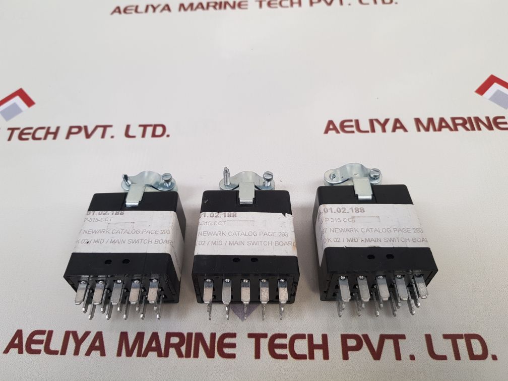 Set Of 3X Cinch P-315-cct Power Connector Plug
