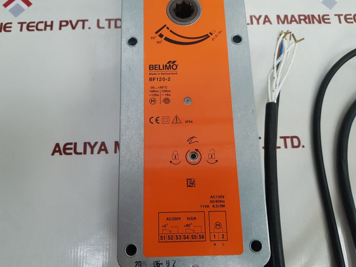 Belimo Bf120-2 Fire / Smoke Damper Actuator, Spring Return
