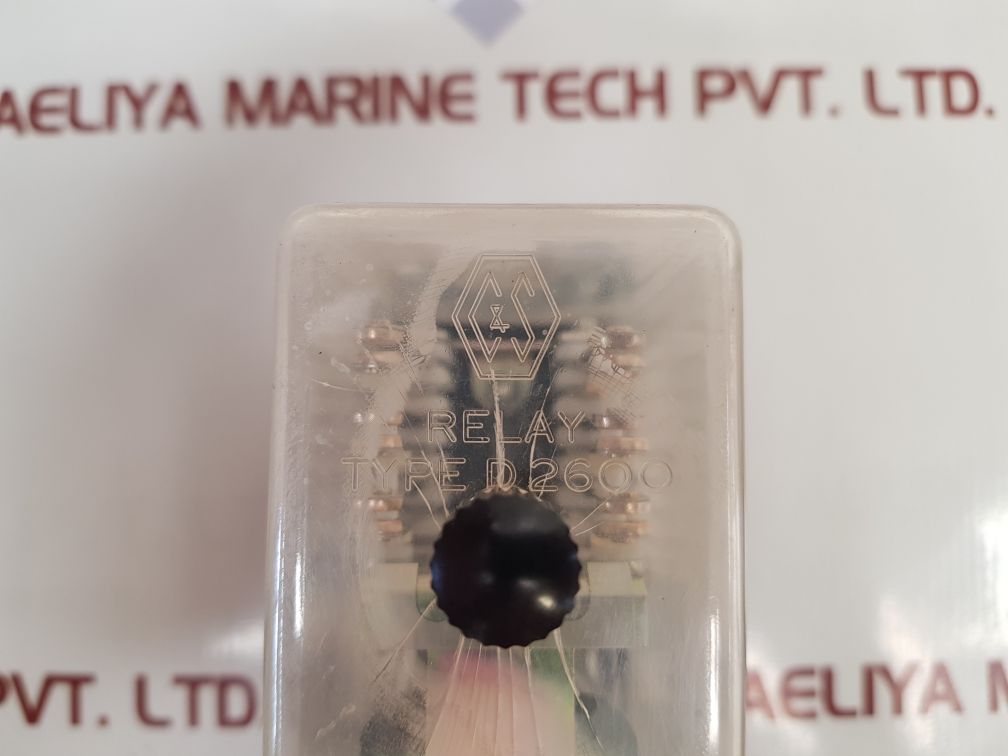 C&S D2600 Time Delay Relay Used
