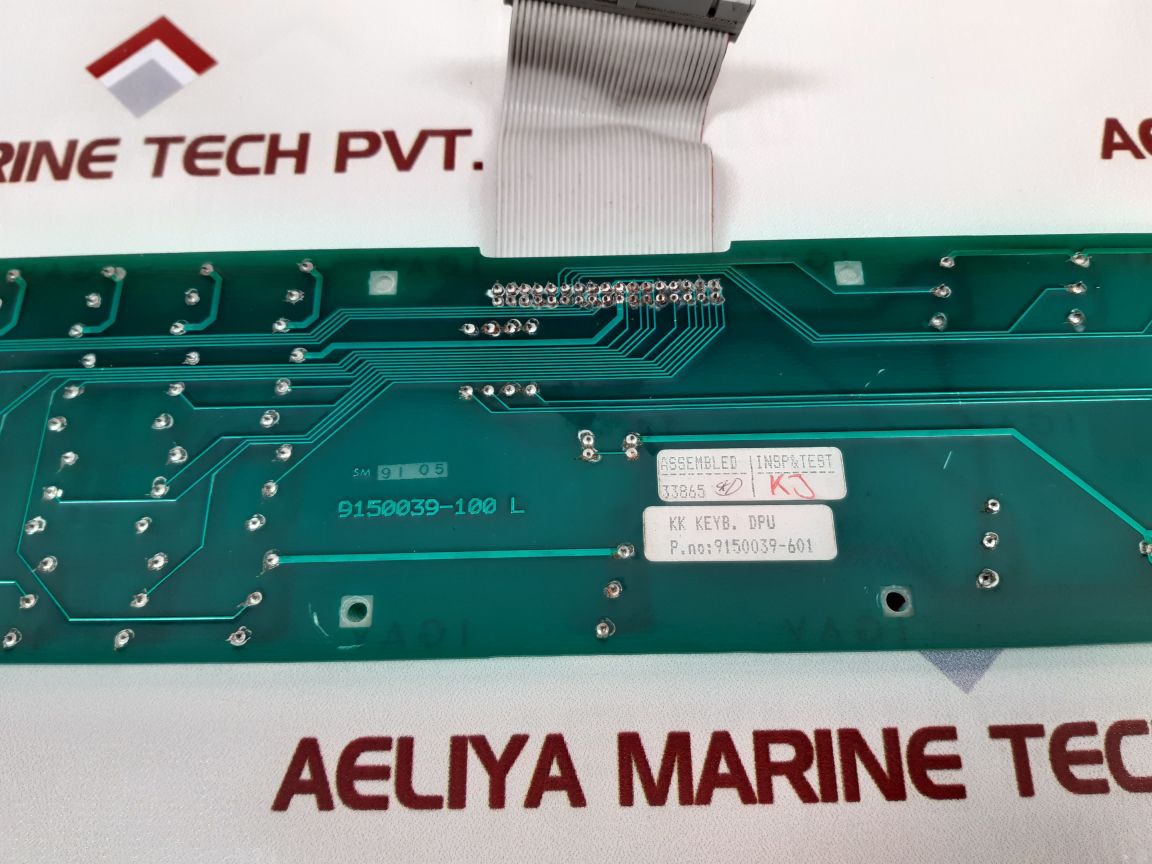 Saab 9150039-100K Pcb Keyboard Dpu 9150039-100L Used
