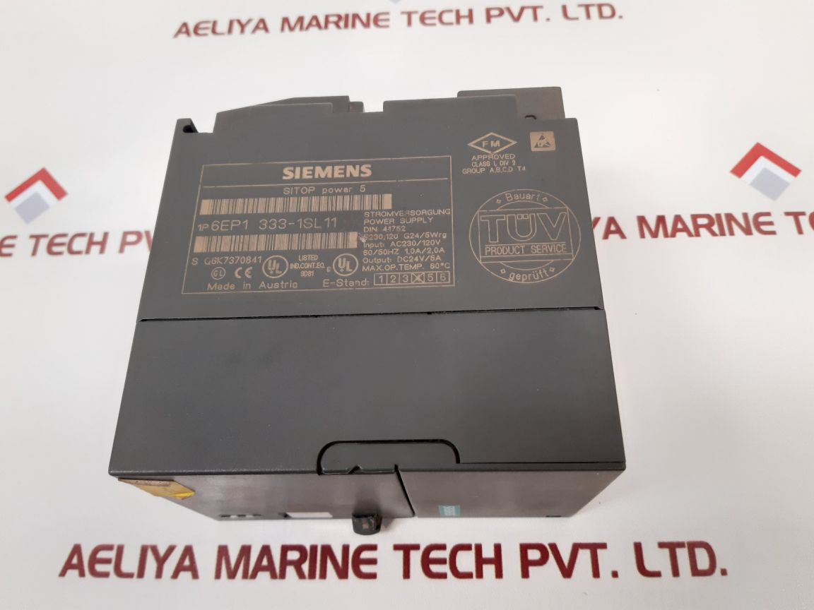 Siemens Sitop Power 5 6Ep 1333-1Sl 11 Power Supply Used
