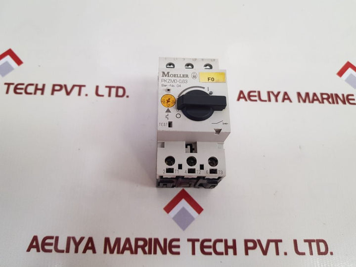 Moeller Pkzm0-0,63 Protective Circuit Breaker Used
