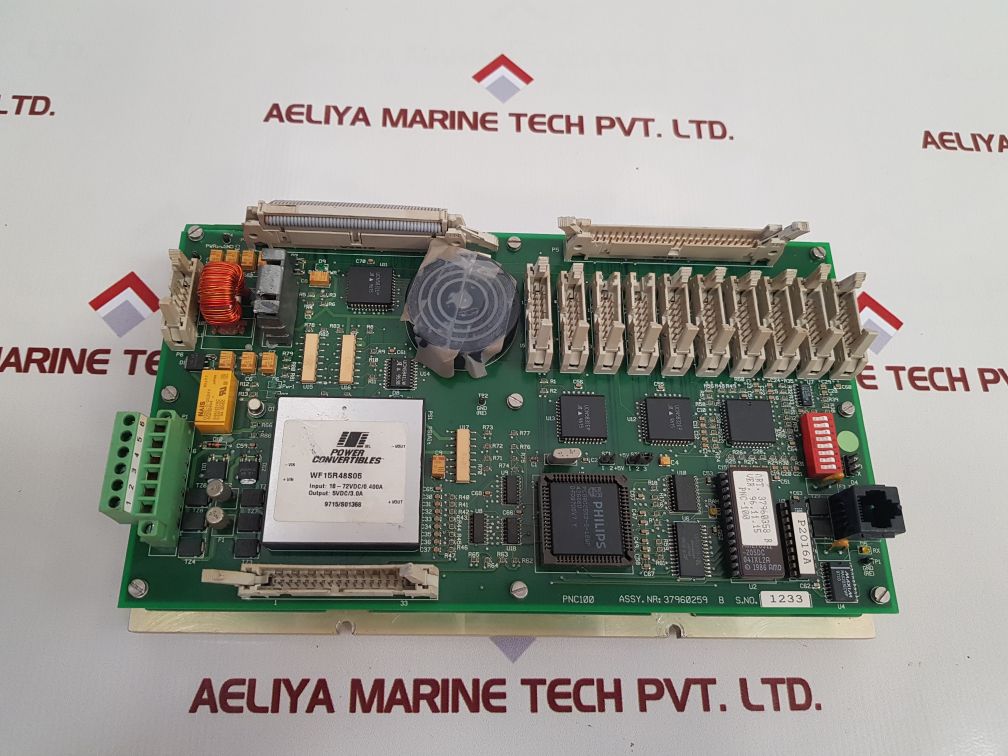 Simrad Robertson Pnc100 Alarm & Function Board 37960259 B
