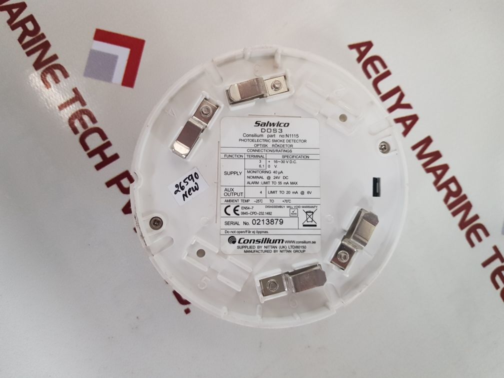 Consilium salwico dos3 photoelectric smoke detector New