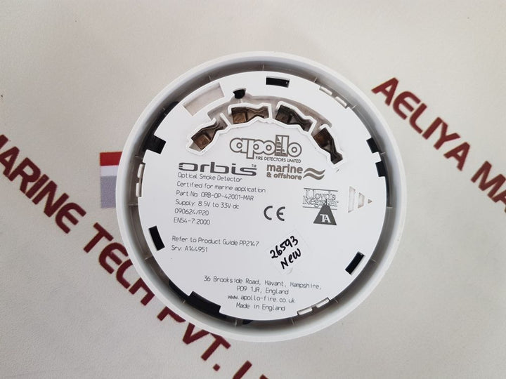 Apollo orb-op-42001-mar optical smoke detector