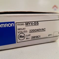Omron My4-gs Relay 220/240Vac
