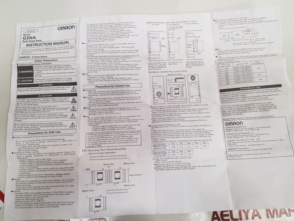 Omron G3Na-240B Solid State Relay
