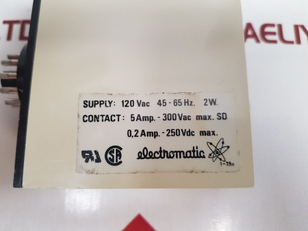 Electromatic Sa 245 120 S-system Delay On Operate 0,5-10 Min
