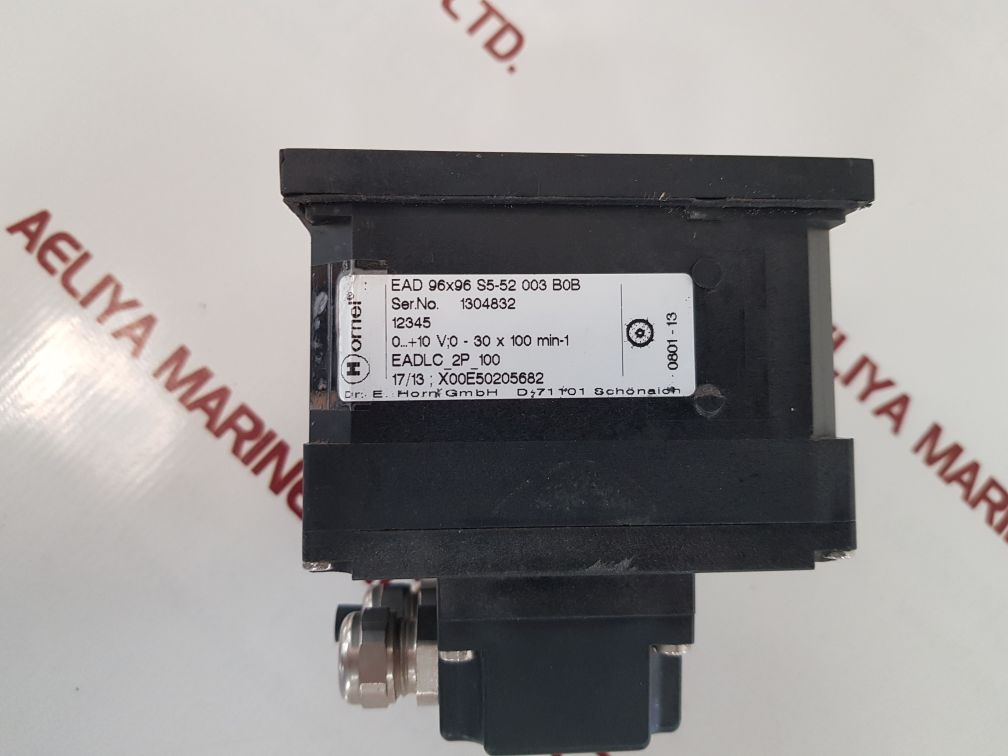 Hornel ead 96x96 s5-52 003 b0b analog meter