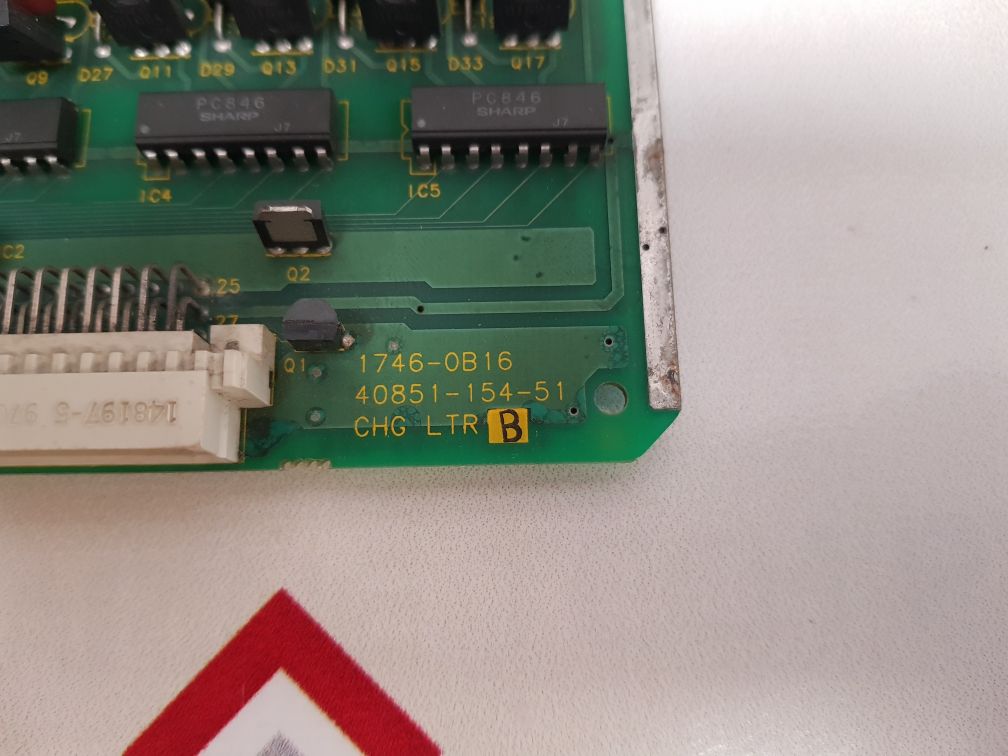 Allen-bradley 1746-ob16 Ser: D Slc 500 Output Module Used
