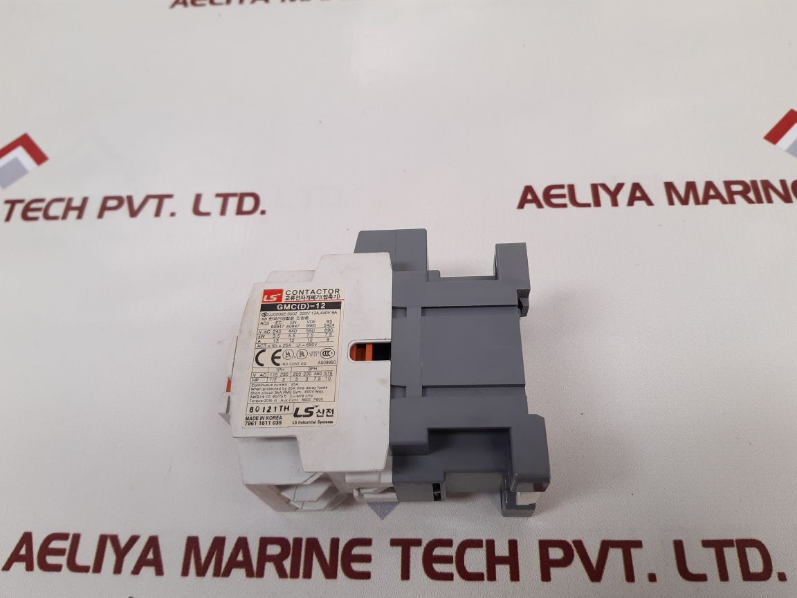 Ls Meta Mec Gmc-12 Contactor Ac240V 50/60Hz
