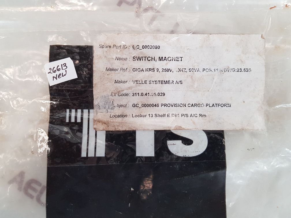 Heinrich kubler krs 9 magnetic switch