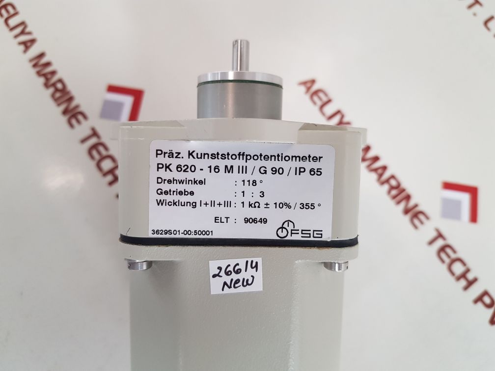 Fsg pk 620-16 m iii / g 90/ ip 65 praz. plastic potentiometer