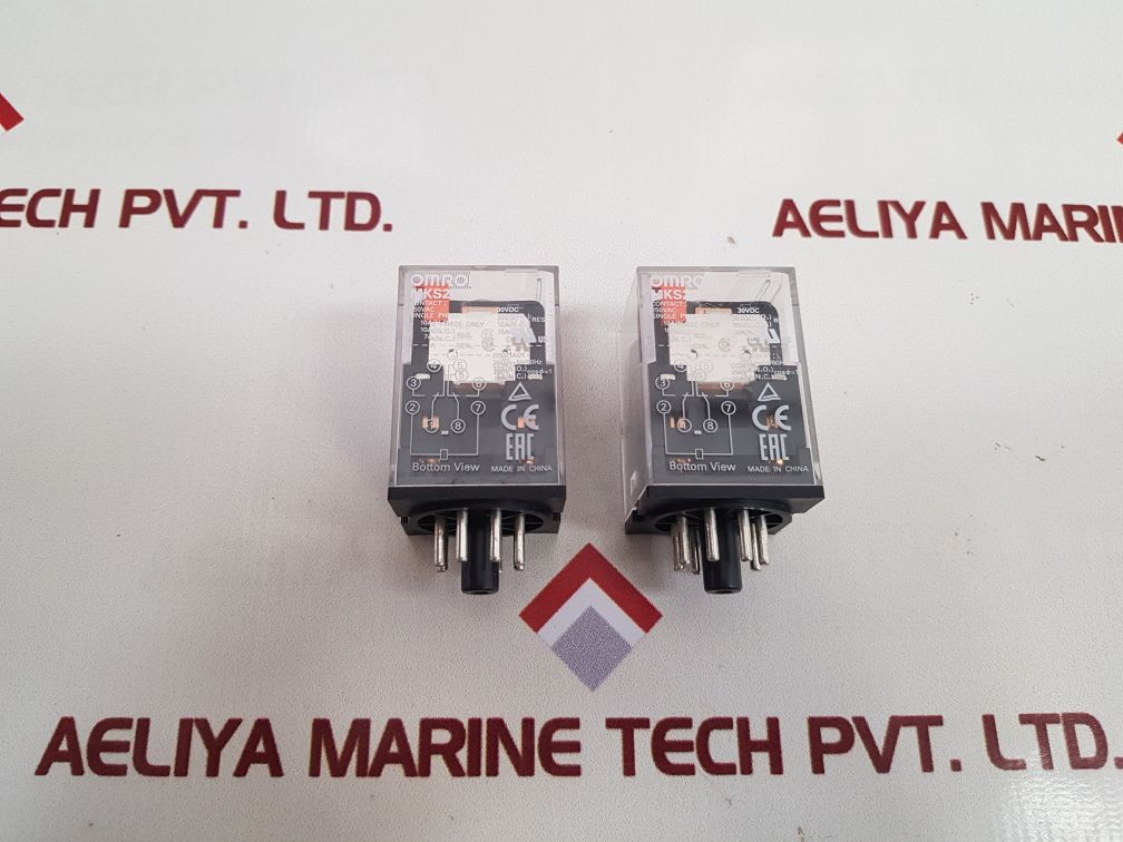 Set Of 5X Omron Mks2P Relay
