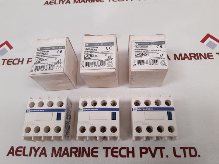 Telemecanique Ladn04 Contact Block La1 Dn04
