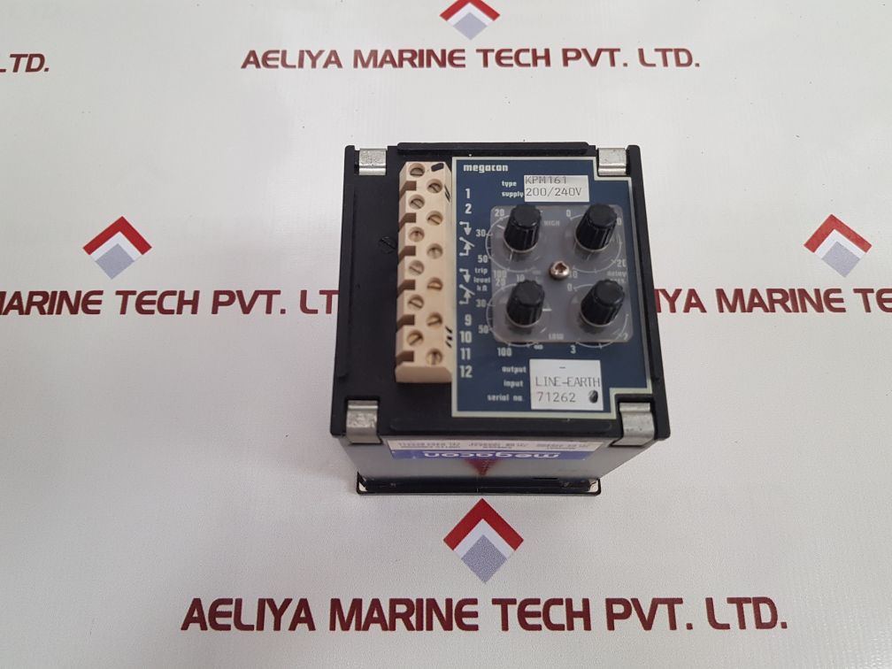 Megacon Kpm161 Earth Fault Guard 0-1000 K Ohm
