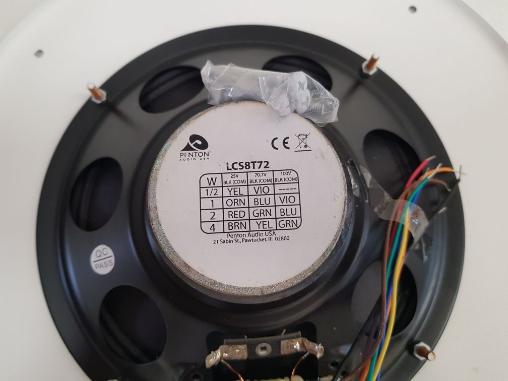 Penton Audio Lcs8T72 Ceiling Speaker Model
