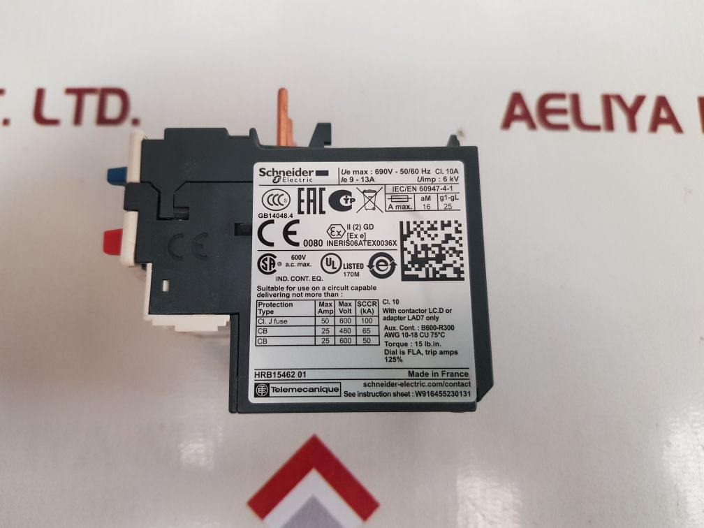 Schneider Electric/Telemecanique Lrd16 Overload Relay New
