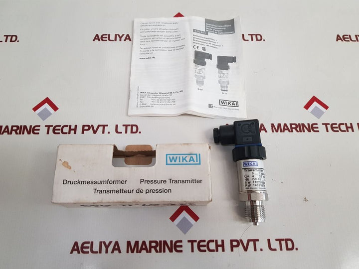 Wika S-10 Pressure Transmitter 14023576 New
