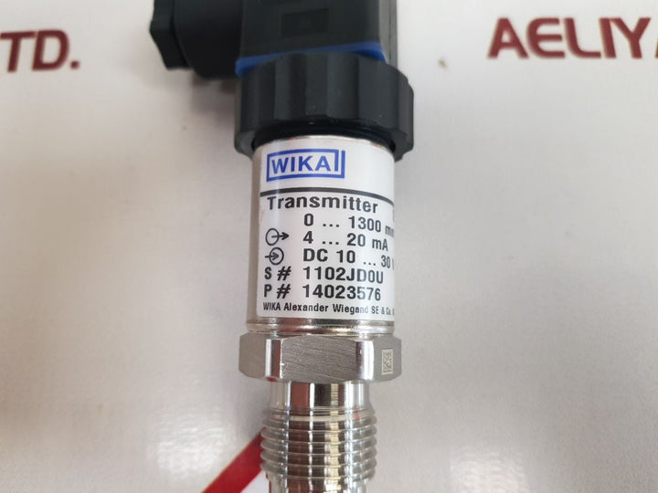 Wika S-10 Pressure Transmitter 14023576 New
