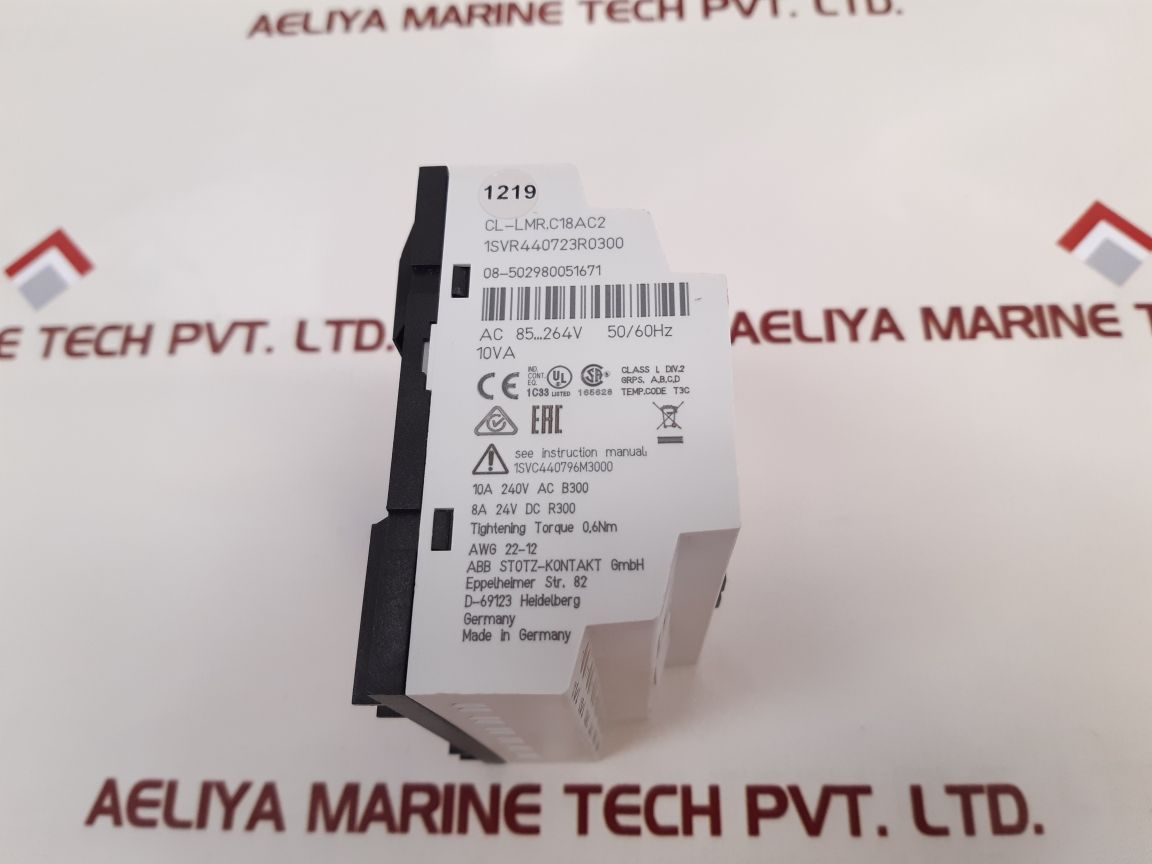 Abb Cl-lmr.C18Ac2 Logic Relay 1Svr440723R0300
