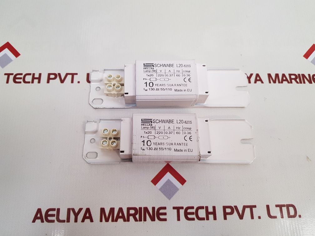 Schwabe Hellas L20-820S Electronic Ballasts
