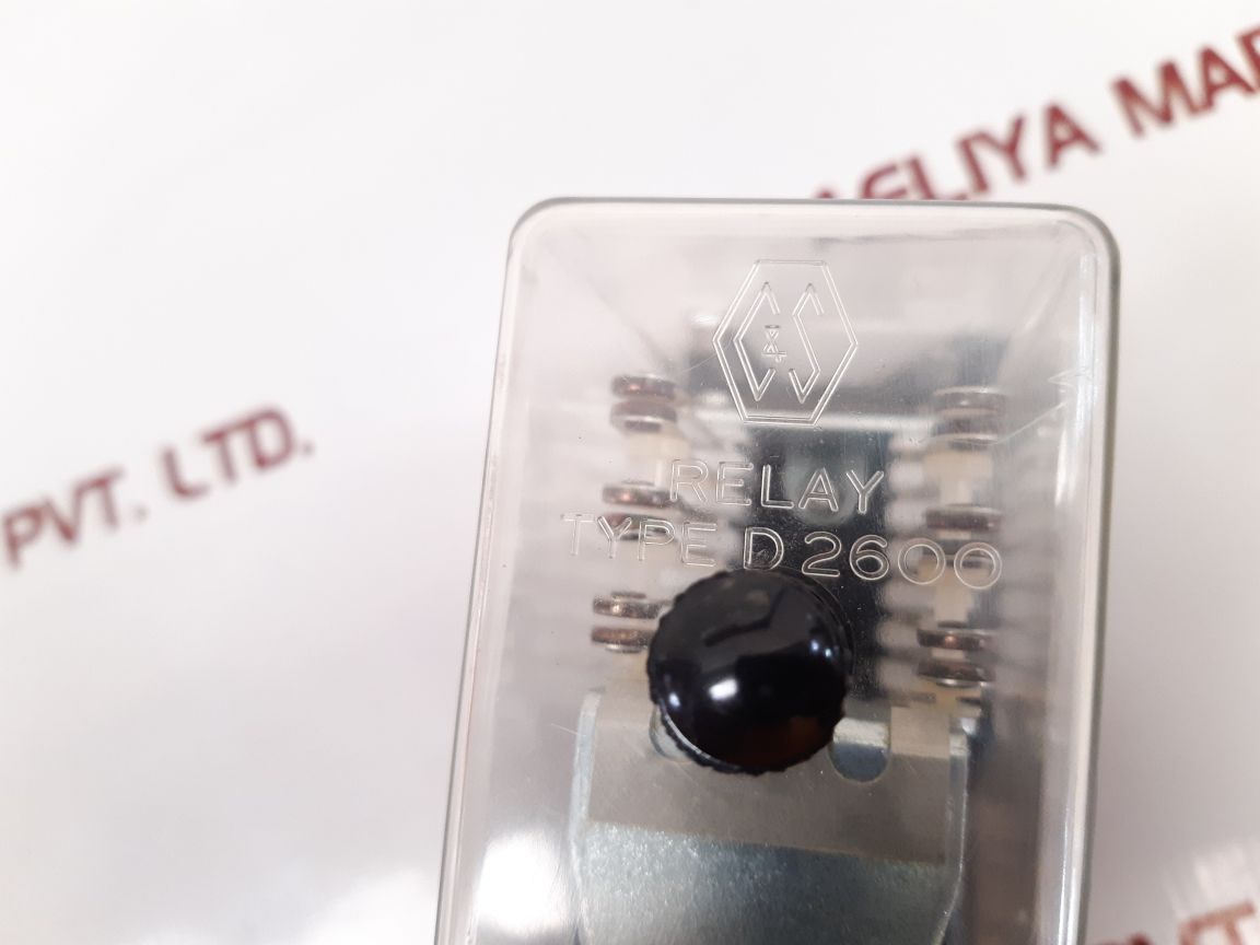 C&S D2600 Time Delay Relay Used One
