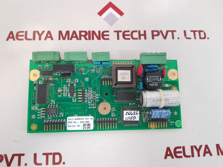 Na1051 mmi control card 6200343 rev.g2 ha449511d/d/d