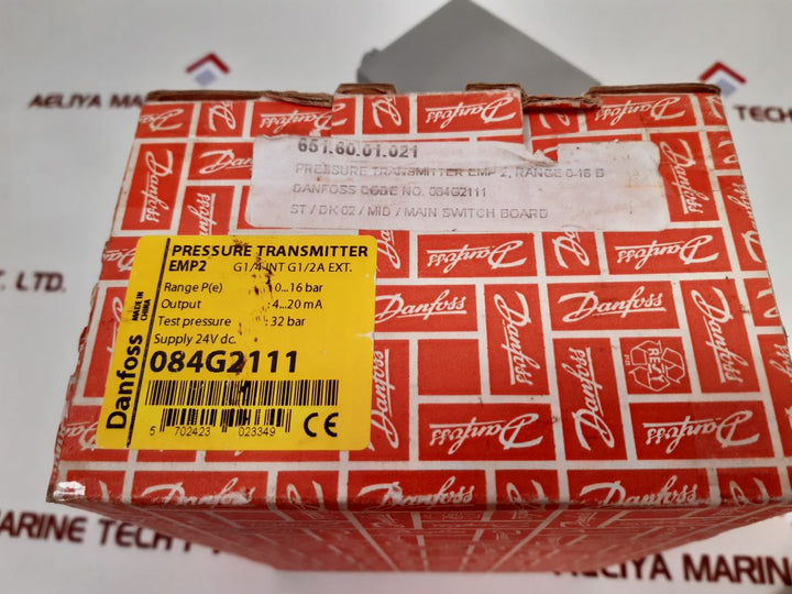 Danfoss Emp 2 Pressure Transmitter 084G2111 New
