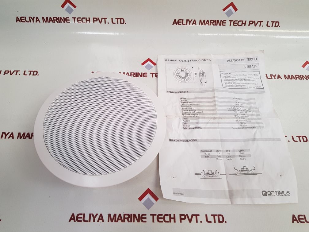 Optimus A-256Atp Ceiling Speaker 6W/100V
