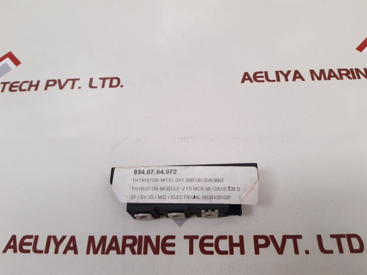 Ixys Mcd 56-16 Io1B Thyristor Module
