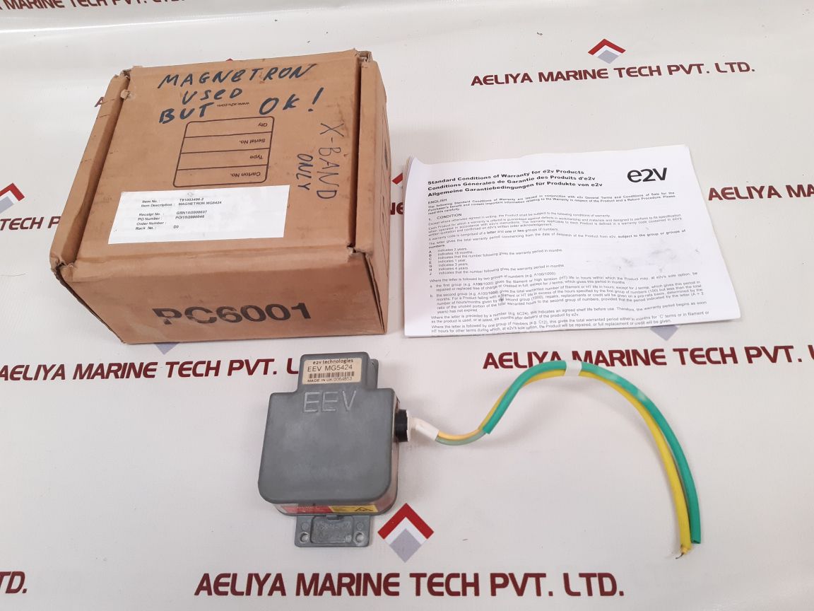 E2V Eev Mg5424 Magnetron Used
