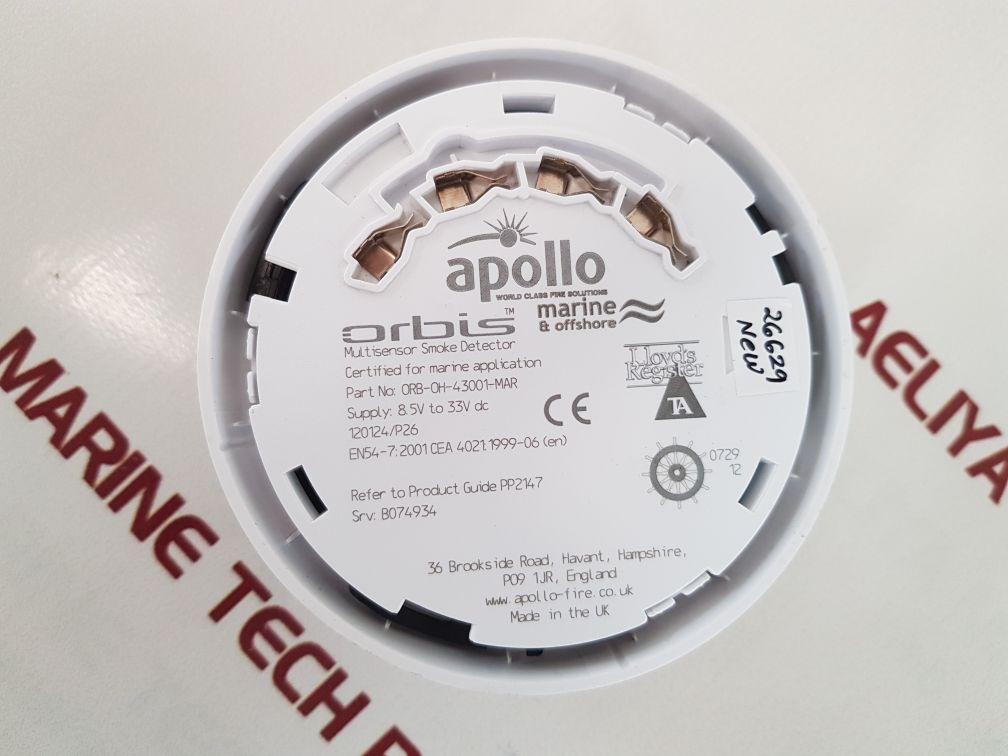 Apollo orbis orb-oh-43001-mar multisensor smoke detector