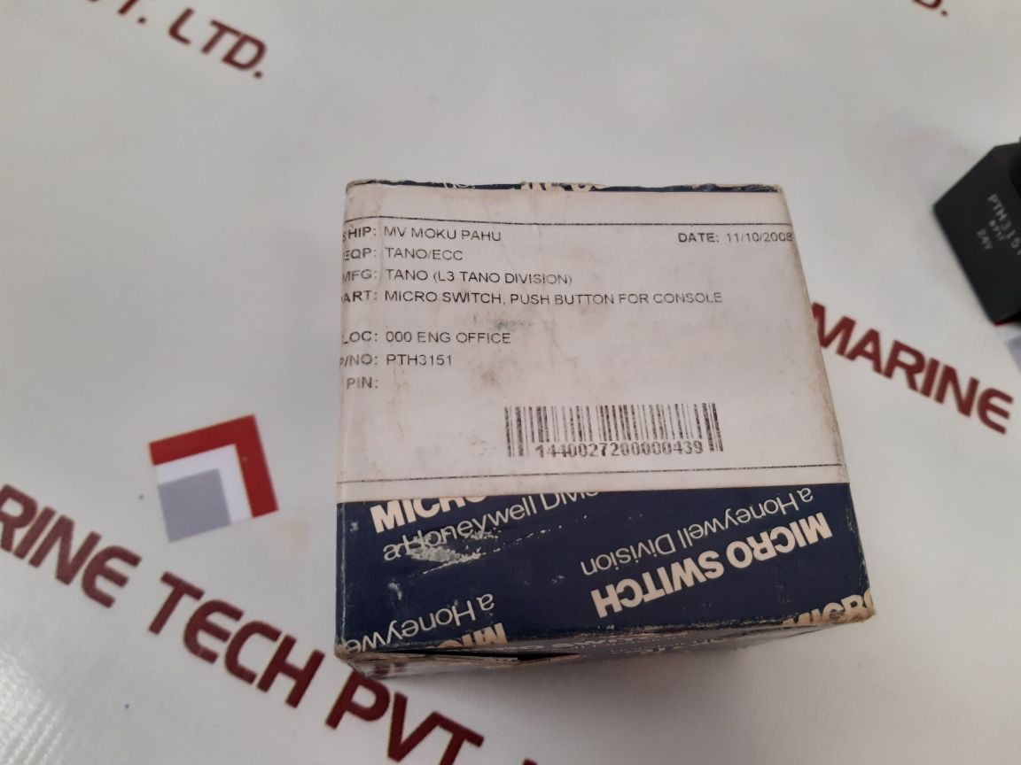 Micro Switch Pth3151 Push Button
