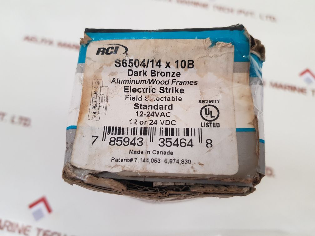 Rci S6504/14 X 10B Electric Strike Field
